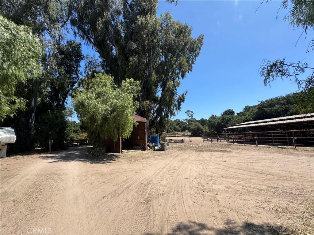 1551 Pomeroy Rd, Arroyo Grande, CA 93420 - view of dirt / gravel road with an exterior structure