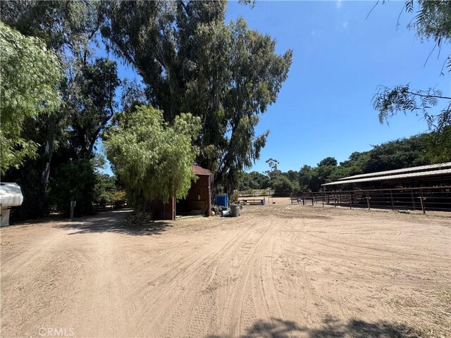 1551 Pomeroy Rd, Arroyo Grande, CA 93420 - view of dirt / gravel road with an exterior structure