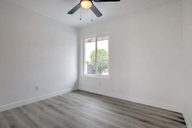 1320 Vinca Way, San Diego, CA 92114 - unfurnished room with wood finished floors, ceiling fan, and baseboards