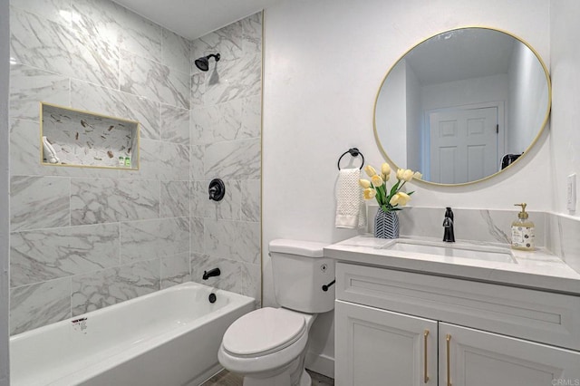 1320 Vinca Way, San Diego, CA 92114 - bathroom featuring vanity, toilet, and  shower combination