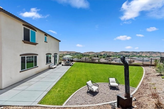 11653 Couples Ct, Beaumont, CA 92223 - view of yard featuring a mountain view and a patio