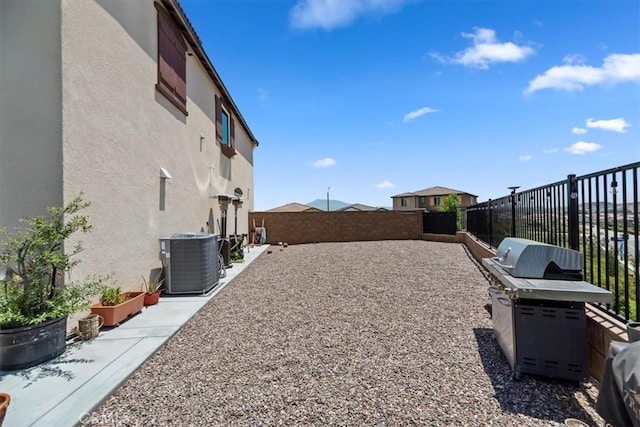 11653 Couples Ct, Beaumont, CA 92223 - fenced backyard with central AC unit