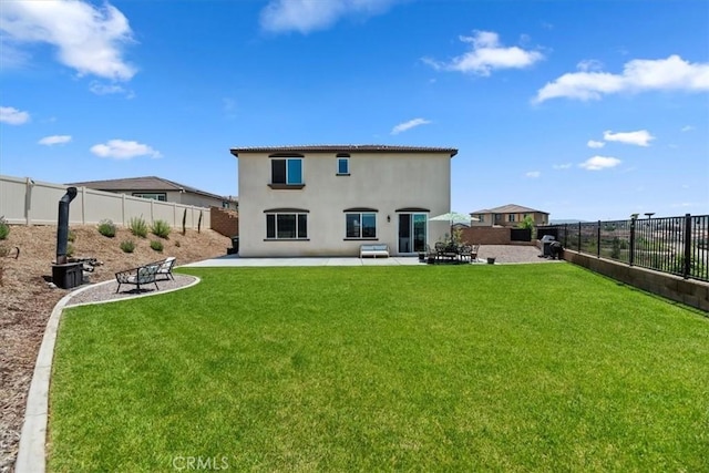 11653 Couples Ct, Beaumont, CA 92223 - back of property featuring a patio and stucco siding