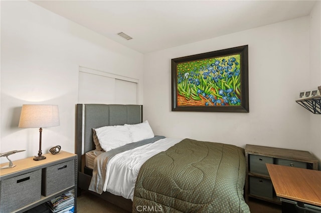 3042 San Luis Dr, Lancaster, CA 93535 - bedroom with dark colored carpet