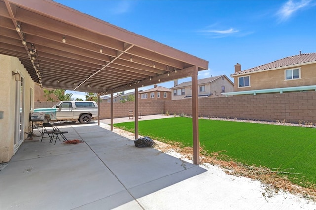 3042 San Luis Dr, Lancaster, CA 93535 - view of patio / terrace featuring a carport