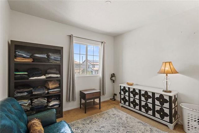 3042 San Luis Dr, Lancaster, CA 93535 - sitting room featuring carpet and baseboards