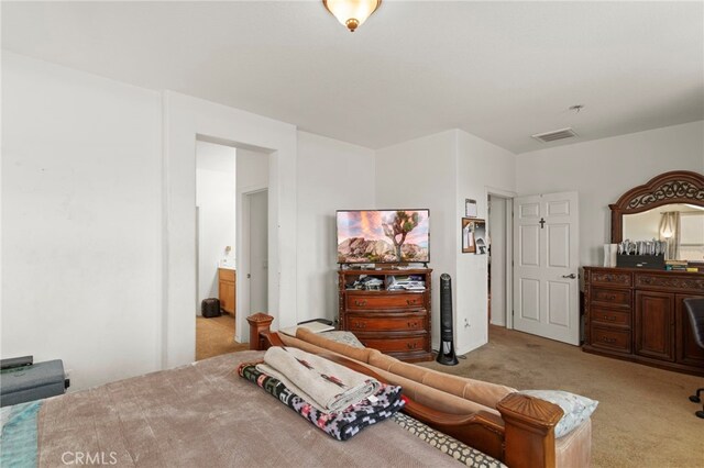 3042 San Luis Dr, Lancaster, CA 93535 - carpeted bedroom with ensuite bath