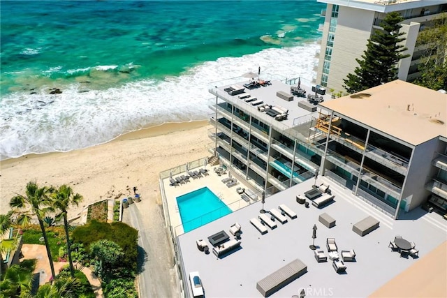 1585 S Coast Unit 2, Laguna Beach, CA 92651 - bird's eye view of expansive beach and a pool
