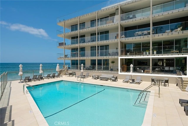1585 S Coast Unit 2, Laguna Beach, CA 92651 - community pool with a patio and a water view