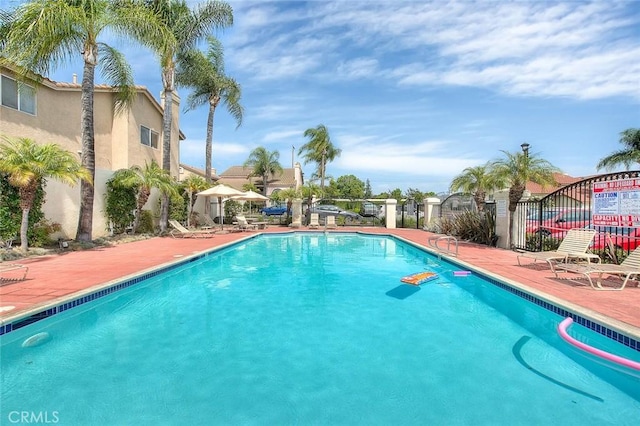 10644 Claridge Pl, Whittier, CA 90603 - community pool featuring a patio area