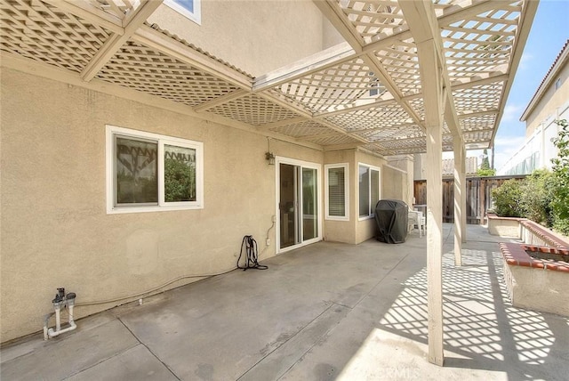 10644 Claridge Pl, Whittier, CA 90603 - view of patio featuring a pergola
