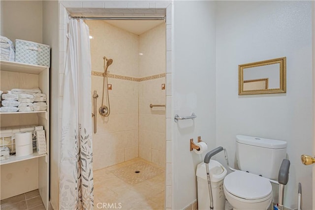 8960 Telfair Ave, Sun Valley, CA 91352 - full bathroom featuring a tile shower and tile patterned floors