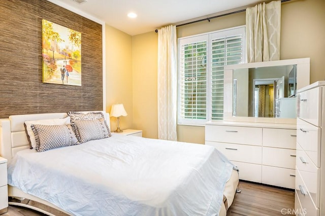 5764 Alcala Way, Riverside, CA 92505 - bedroom featuring wood finished floors and recessed lighting