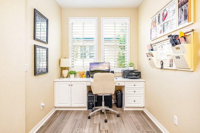 5764 Alcala Way, Riverside, CA 92505 - office with light wood-style flooring and baseboards
