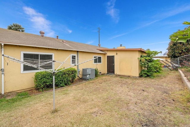 2862 Coronado Ave, San Diego, CA 92154 - back of property with cooling unit and stucco siding