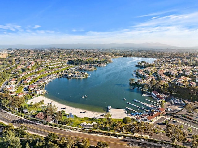 25311 Misty Rdg, Mission Viejo, CA 92692 - aerial overview of property's location with a water and mountain view