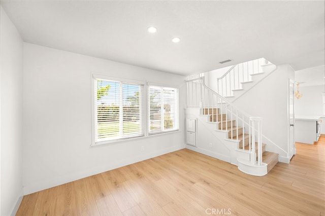 25311 Misty Rdg, Mission Viejo, CA 92692 - stairway featuring wood finished floors, recessed lighting, and baseboards