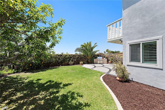 25311 Misty Rdg, Mission Viejo, CA 92692 - view of yard with a patio area and a balcony