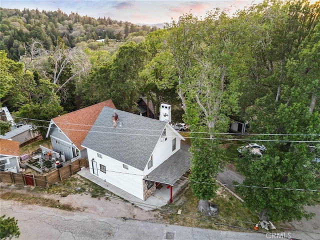 233 Glen Avon Dr, Cedar Glen, CA 92321 - aerial view of property and surrounding area featuring a forest