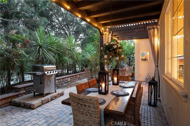 114 Via Monte Picayo, San Clemente, CA 92673 - view of patio / terrace featuring a grill and a pergola