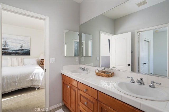 114 Via Monte Picayo, San Clemente, CA 92673 - bathroom featuring double vanity and connected bathroom