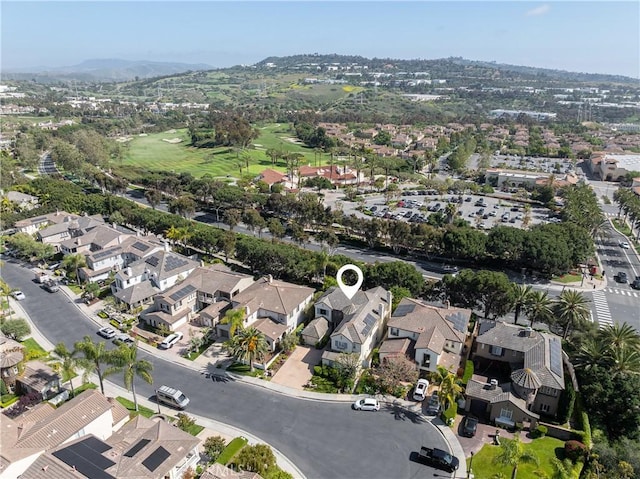 114 Via Monte Picayo, San Clemente, CA 92673 - aerial view of property's location with nearby suburban area and a mountain backdrop