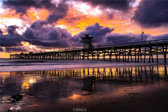 114 Via Monte Picayo, San Clemente, CA 92673 - water view featuring a pier