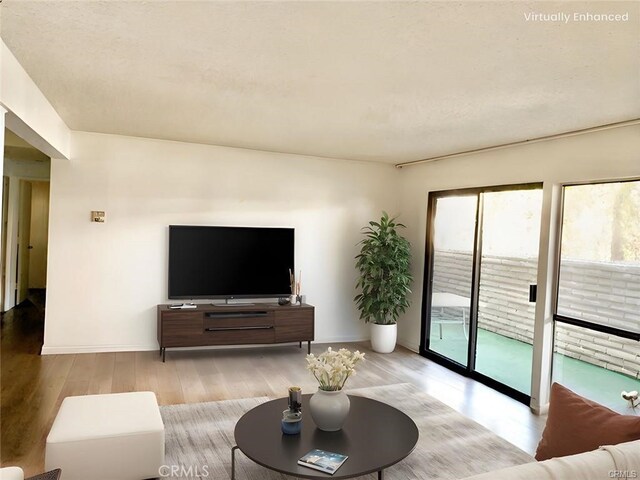 897 Ronda Sevilla C, Laguna Woods, CA 92637 - living room featuring wood finished floors