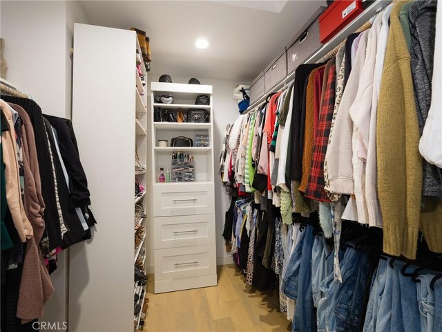 618 W Elm Ave, El Segundo, CA 90245 - walk in closet with light wood-style floors