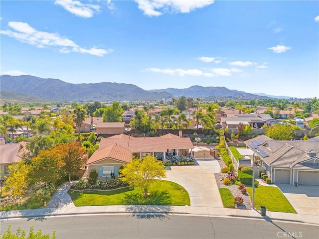 42302 Oregon Trl, Murrieta, CA 92562 - aerial perspective of suburban area featuring a mountain backdrop