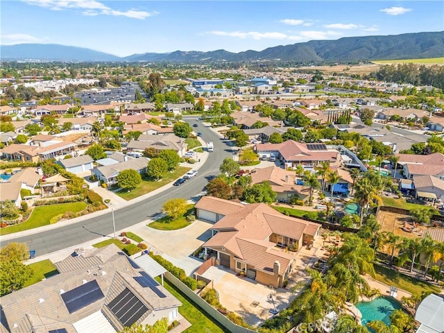 42302 Oregon Trl, Murrieta, CA 92562 - aerial view of residential area featuring a mountain backdrop