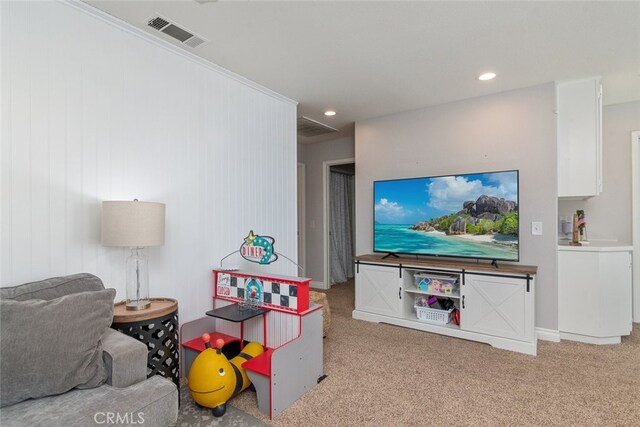 43340 Corte Barbaste, Temecula, CA 92592 - carpeted living room featuring recessed lighting