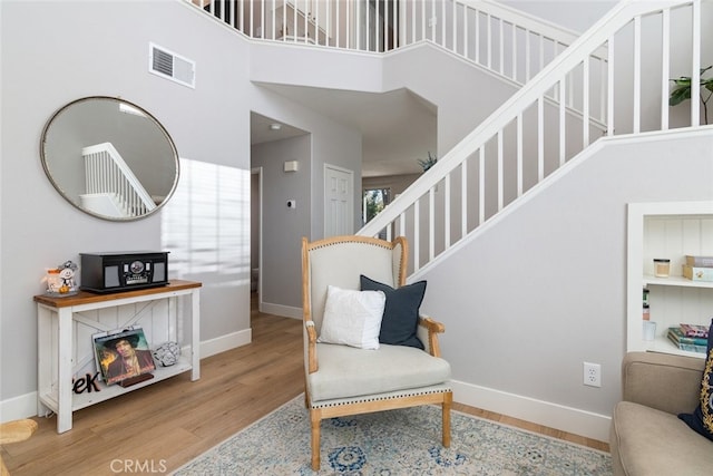 43340 Corte Barbaste, Temecula, CA 92592 - stairway featuring wood finished floors and baseboards
