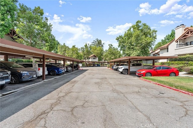 8313 Vineyard Ave # 6, Rancho Cucamonga, CA 91730 - view of covered parking lot
