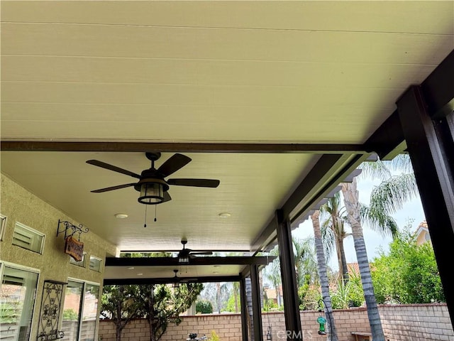 7440 Apple Blossom Ct, Highland, CA 92346 - view of patio / terrace featuring ceiling fan