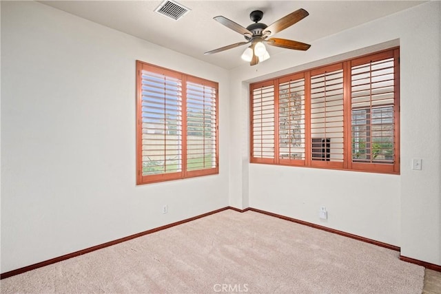 15863 Falcon Ct, Fontana, CA 92337 - carpeted empty room with ceiling fan and baseboards