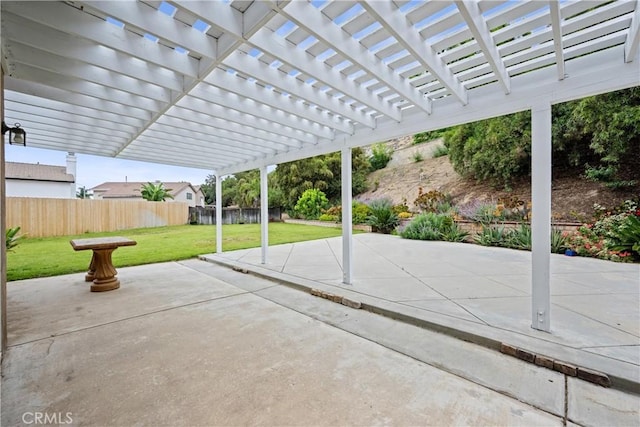 15863 Falcon Ct, Fontana, CA 92337 - view of patio / terrace featuring a pergola