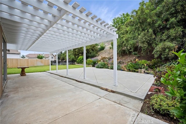 15863 Falcon Ct, Fontana, CA 92337 - view of patio featuring a pergola