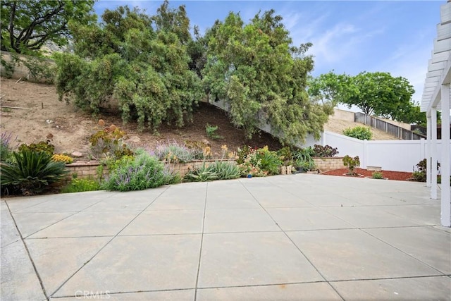 15863 Falcon Ct, Fontana, CA 92337 - fenced backyard with a patio