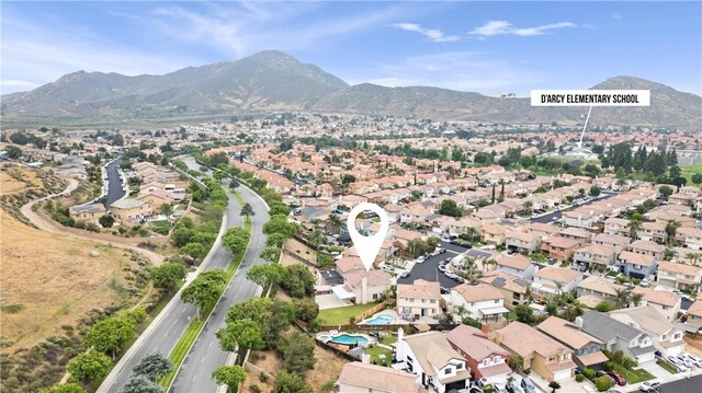 15863 Falcon Ct, Fontana, CA 92337 - view of property location featuring a mountainous background and nearby suburban area