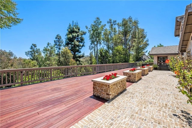 7626 E Saddlehill Trl, Orange, CA 92869 - view of patio / terrace featuring a wooden deck