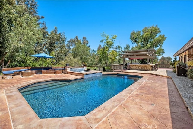 7626 E Saddlehill Trl, Orange, CA 92869 - view of pool with a patio area