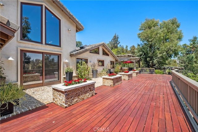 7626 E Saddlehill Trl, Orange, CA 92869 - view of wooden deck