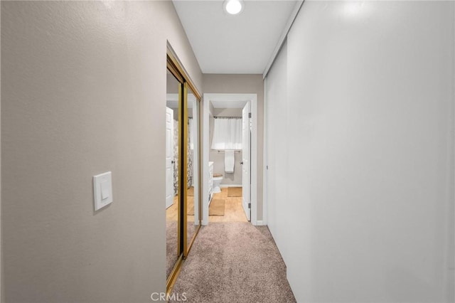 1140 Pacific Ave Unit 10, Long Beach, CA 90813 - hall featuring light carpet and baseboards