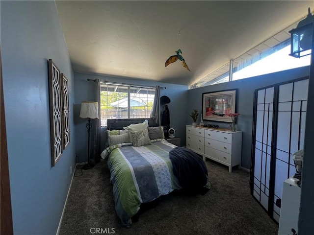 1767 W Chandeleur Dr, San Pedro, CA 90732 - carpeted bedroom featuring lofted ceiling