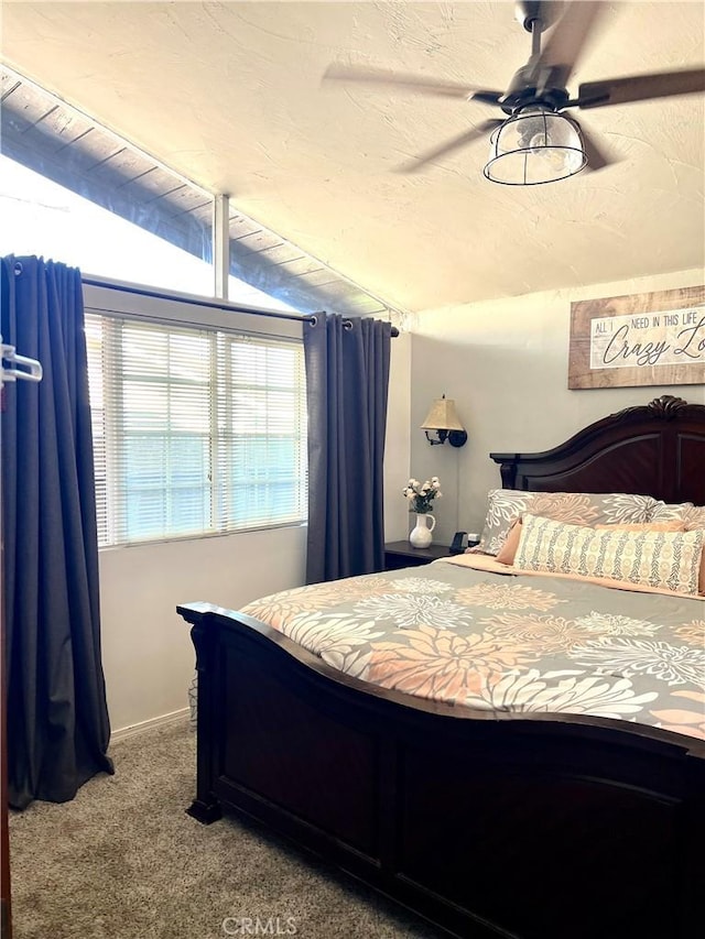 1767 W Chandeleur Dr, San Pedro, CA 90732 - bedroom featuring carpet and lofted ceiling
