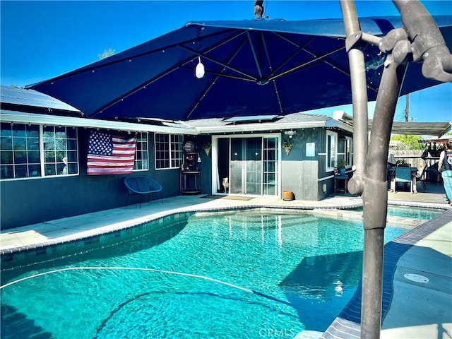 1767 W Chandeleur Dr, San Pedro, CA 90732 - swimming pool featuring a patio