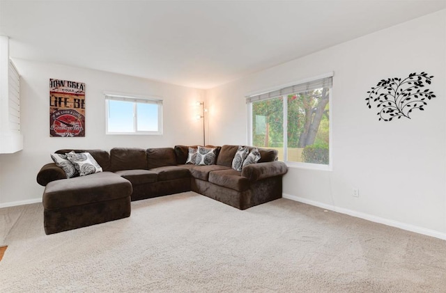 7879 Rancho Fanita Unit A, Santee, CA 92071 - living room featuring carpet and baseboards