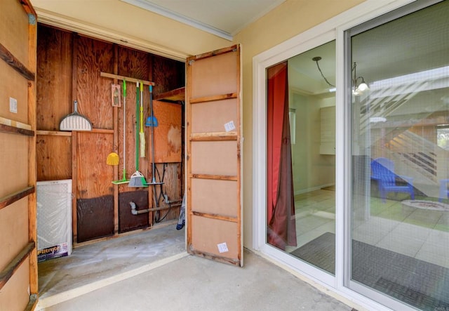 7879 Rancho Fanita Unit A, Santee, CA 92071 - interior space featuring unfinished concrete floors