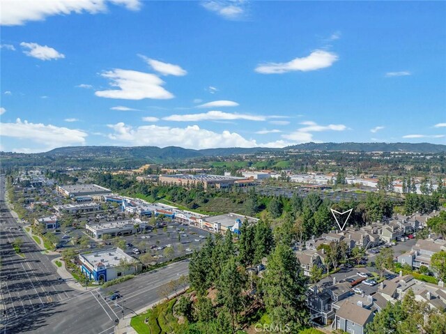 56 Coventry Ln Unit 293, Aliso Viejo, CA 92656 - aerial overview of property's location featuring mountains